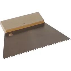 Zahnspachtel HAROMAC grob B4 180mm mit Holzrücken