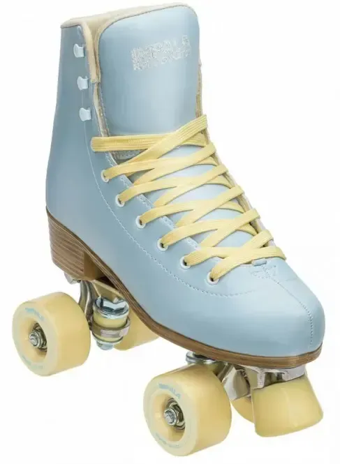 IMPALA QUAD SKATE Kinder Rollschuh sky blue/yellow - 39