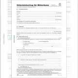 RNK Untermietvertrag DIN A4 4002871052009