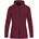Trainingsjacke mit Kapuze Damen maroon/marine 34