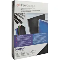 GBC IB387265 PolyOpaque Einbanddeckel, PP, 300 my, 100 Stück,