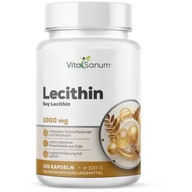 vitasanum Lecithin (Soja) Kapseln 100 St.