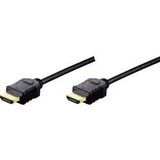 Digitus HDMI High Speed mit Ethernet Anschlusskabel HDMI-A Stecker, HDMI-A Stecker 2.00m Schwarz AK-330114-020-S HDMI-Kabel