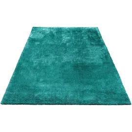 Bruno Banani Teppich BRUNO BANANI "Dana Teppich, besonders weich und kuschelig, Kundenliebling" Gr. 3, blau (petrol), B:120cm H:30mm L:180cm, Kunstfaser, Teppiche, Teppich, uni, Mikrofaser Teppiche, Wohnzimmer, Schlafzimmer, Esszimmer, Topseller