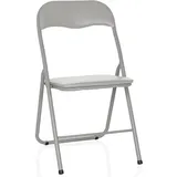HJH Office Klappstuhl TUDELA Basic PVC grau