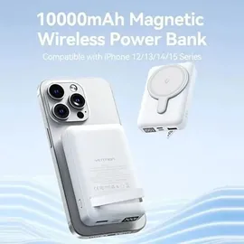 Vention FHTW0, 10000 mAh, magnetisch, kabellos, Weiß