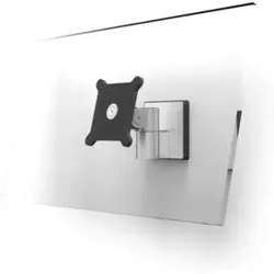 Durable Monitor Halterung für 1 Monitor, Wandbefestigung, silber metallic