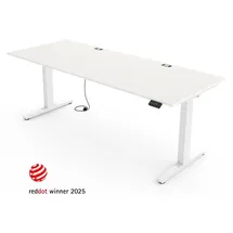 Yaasa Schreibtisch Desk Expert 200 x 80 cm Weiß/Weiß