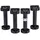 SOTech Möbelfuß 150 mm Schwarz 4er Set