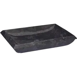 Waschbecken Schwarz 50x35x10 cm Marmor