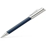 Graf von Faber-Castell 141573 - Tintenroller Tamitio Nachtblau, mit schnell-trocknender Tinte, 1 Stück