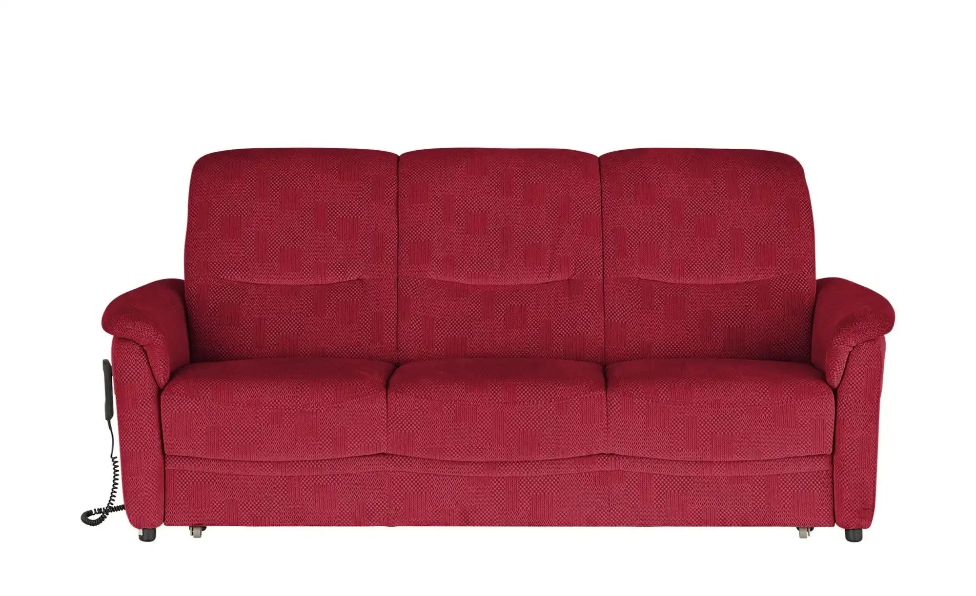 Polstermöbel Oelsa Schlafsofa  Sarah , rot , Maße (cm): B: 223 H: 100 T: 92.0