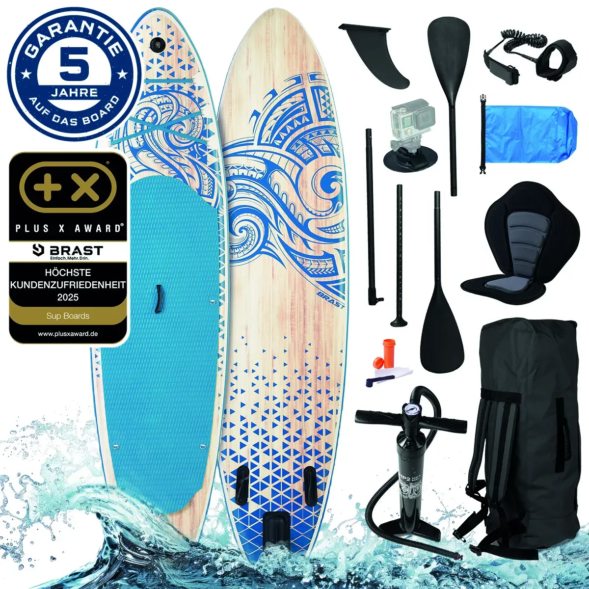 Aufblasbares SUP Board Set mit Sitz TRIBAL 320