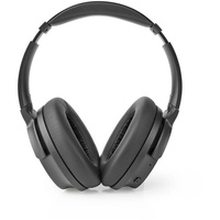 Nedis HPBT3261BK Kopfhörer & Headset Verkabelt & Kabellos Kopfband Anrufe/Musik USB Typ-C Bluetooth Schwarz
