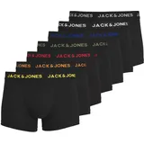 JACK & JONES Herren Boxershort 7er Pack JACBASIC Trunks 7 PACK