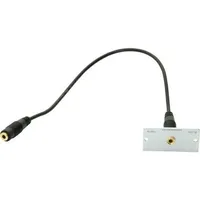 Kindermann Audio 3,5 mm Klinke Blende mit Kabel Bu/Bu