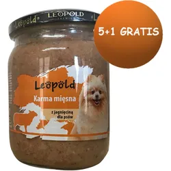 Leopold Lammfleisch Hundefutter 6x500g (Dose) (Rabatt für Stammkunden 3%)