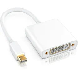 CSL Full HD MiniDP zu DVI Adapter Kabel - Mini DisplayPort zu DVI Buchse