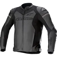 Alpinestars GP Force Airflow Lederjacke - Schwarz/Schwarz / 48