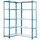 Proregal Eckregal Metall 180x100x40 cm blau