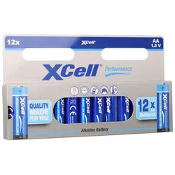 XCell Performance 1,5V LR6 AA Batterie AlMn 12er Blister