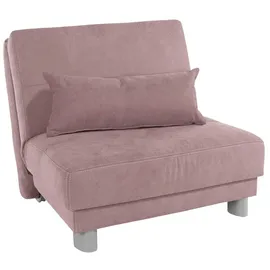 Home Affaire Schlafsofa Gina, mit einem Handgriff vom Sofa zum Bett rosa 80 cm x 86 cm x 195 cm