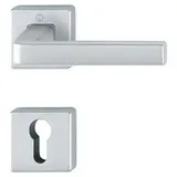 HOPPE Rosettengarnitur Aluminium chromfarben satiniert