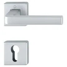 HOPPE Rosettengarnitur Aluminium chromfarben satiniert