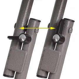 Trutzholm Stehtisch Bistrotisch Ø 60 cm klappbar weiß
