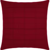 Erwin Müller Kissenbezug Passau Mako-Damast rot Größe 80x80 cm