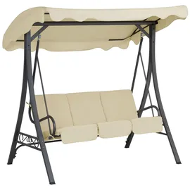 Beliani GARBO Beige 3-Sitzer