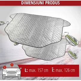 Walser Premium Frontscheibenabdeckung silberfarben 1 St.