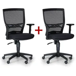 Bürostuhl VENLO 1+1 GRATIS, schwarz