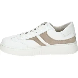 Gabor Sneaker Low Damen Weiß/Beige 35,5