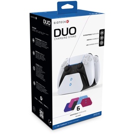 Gioteck Duo Charging Stand (Playstation), Mehrfarbig
