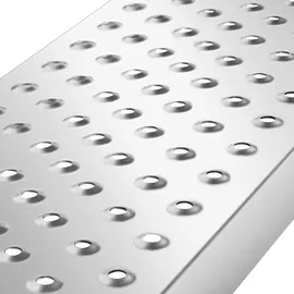 Tectake tectake® Auffahrrampen, 2er Set, rutschfeste, perforierte Oberfläche, 160 x 23 x 4,5 cm
