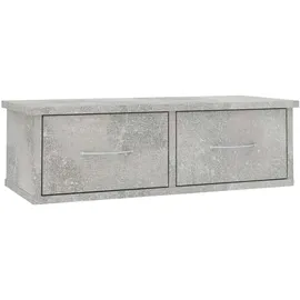 vidaXL Wandregal 60 x 26 x 18,5 cm Betongrau