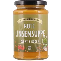 w�nsch dir mahl Fertiggericht Rote Linsensuppe mit Curry & Kokos 380 g