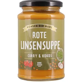 w�nsch dir mahl Fertiggericht Rote Linsensuppe mit Curry & Kokos 380 g