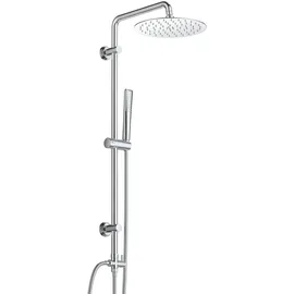 Görbach Regendusche Duschsystem Edelstahl Duschset ohne Armatur Chrom D20cm