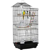 Beyamis Vogelkäfig Für Wellensittiche, Finken Und Kanarienvögel Mit Zubehör, Spielzeug Und Futterschale