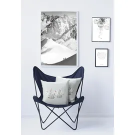 APELT Dekokissen "4689" Gr. 1, bunt (bunt, grau, gemustert), B:45cm H:5cm L:45cm, Baumwolle, Polyester, Dekokissen_Sitzkissen_Kissenhüllen, Kissenhülle mit Füllung, 1 Stück