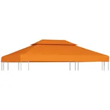 vidaXL Pavillon-Ersatzdach, Orange, Textil, 300x1x400 cm, Sonnen- & Sichtschutz, Pavillons & Pergolas