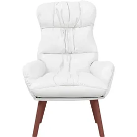 vidaXL Sessel 69 x 74 x 93 cm Weiß 1 St.