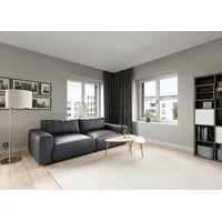 Musterring Big-Sofa LUCIA Mega Sofa, hoher Sitzkomfort, Breite 252cm, Kontrastnaht, in vielen Qualitäten und 4 unterschiedlichen Nähten, 2,5-Sitzer braun