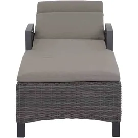 Siena Garden Corido Gartenliege 237,5 x 70 x 101 cm grau/taupe