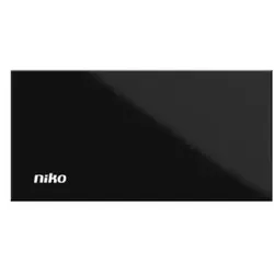 Niko Züblin 510-81001 Ersatznamensschild + Demontagewerkzeug, für 2 drahtige Video Außensprechstelle mit 1 Klingelknopf 51081001