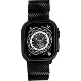 Apple Watch Ultra 3 GPS + Cellular 49 mm Titangehäuse Schwarz Milanese Loop Schwarz S