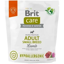 BRIT CARE Dog Hypoallergenic Adult Small Breed Lamb 1kg