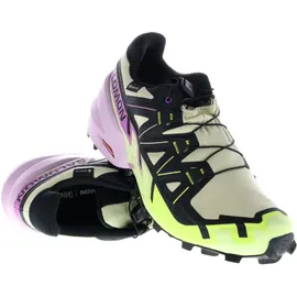Salomon Speedcross 6 Gore-Tex Damen Bog/Dawn Pink/Acid Lime 38 2/3